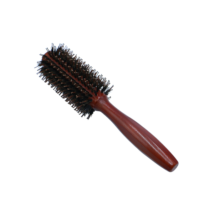 Round Boar Bristles Hairbrush